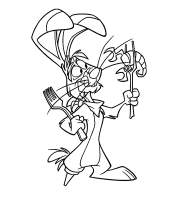 A coloring page of home on the range